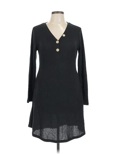 Pre-owned Unbranded Casual Dress In Black