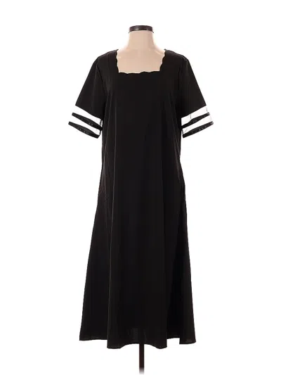 Pre-owned Unbranded Casual Dress In Black