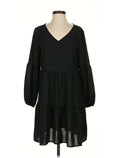 Pre-owned Unbranded Casual Dress In Black