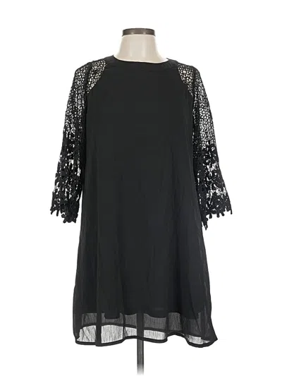 Pre-owned Unbranded Casual Dress In Black