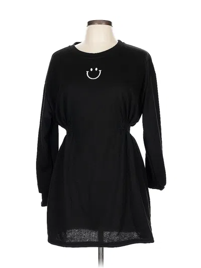 Pre-owned Unbranded Casual Dress In Black