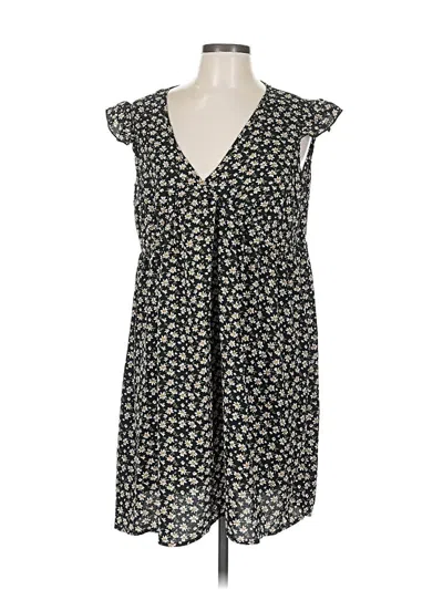 Pre-owned Unbranded Casual Dress In Black