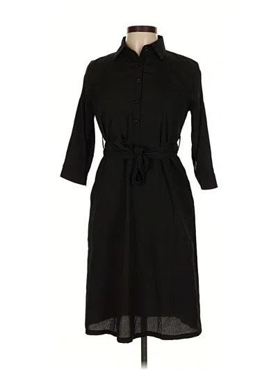 Pre-owned Unbranded Casual Dress In Black