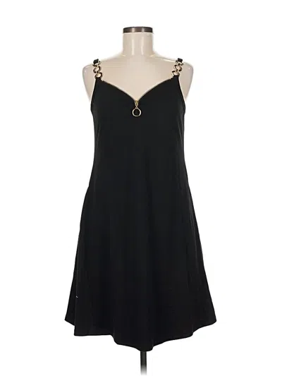 Pre-owned Unbranded Casual Dress In Black
