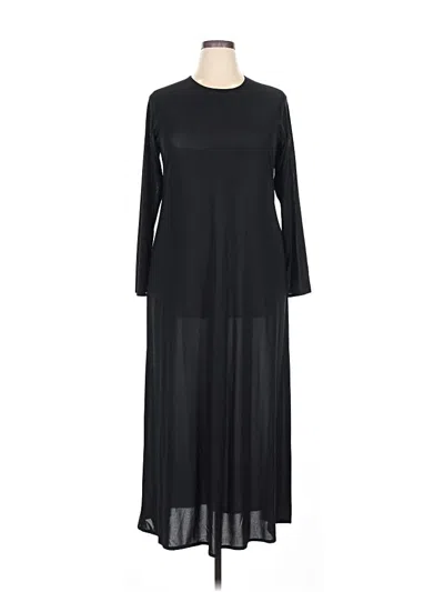 Pre-owned Unbranded Casual Dress In Black