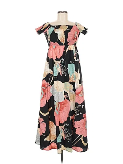 Pre-owned Unbranded Casual Dress In Black