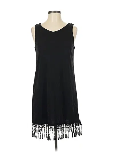 Pre-owned Unbranded Casual Dress In Black