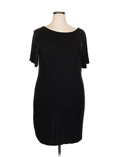 Pre-owned Unbranded Casual Dress In Black