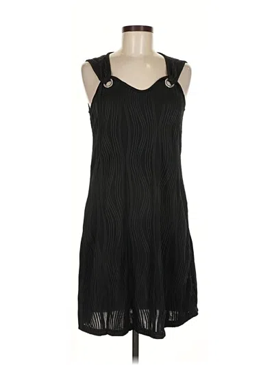 Pre-owned Unbranded Casual Dress In Black