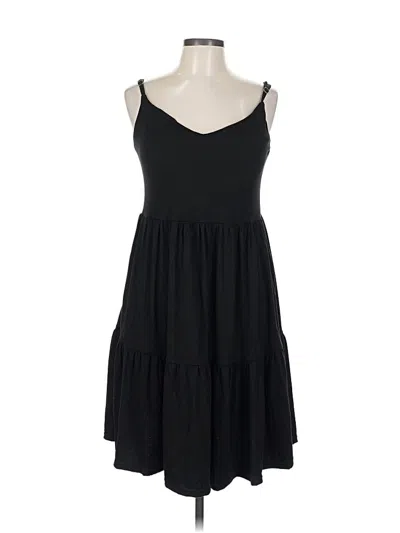 Pre-owned Unbranded Casual Dress In Black