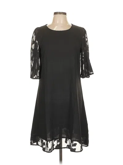 Pre-owned Unbranded Casual Dress In Black