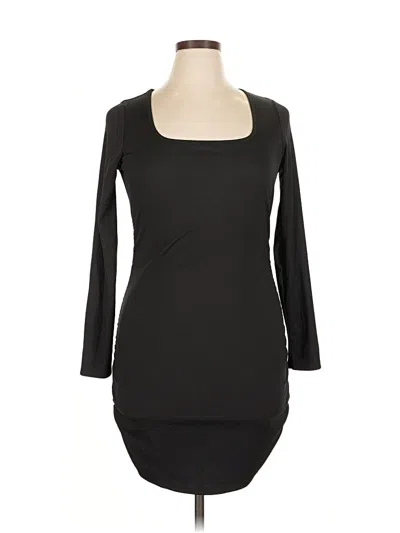 Pre-owned Unbranded Casual Dress In Black
