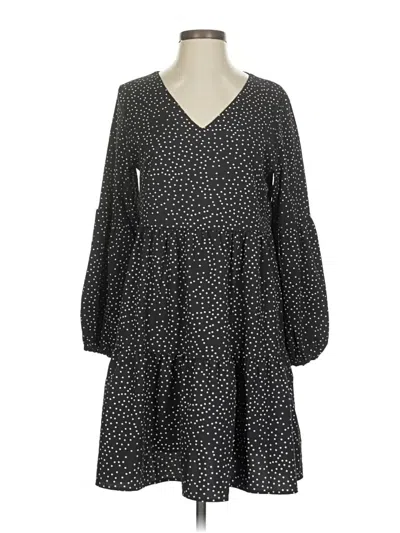 Pre-owned Unbranded Casual Dress In Black