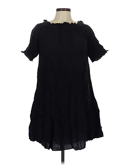 Pre-owned Unbranded Casual Dress In Black