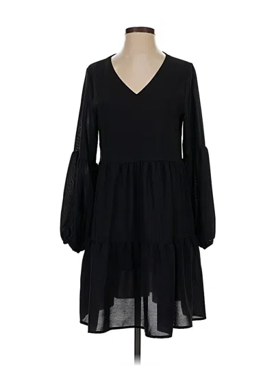 Pre-owned Unbranded Casual Dress In Black