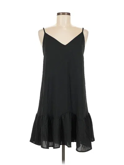 Pre-owned Unbranded Casual Dress In Black
