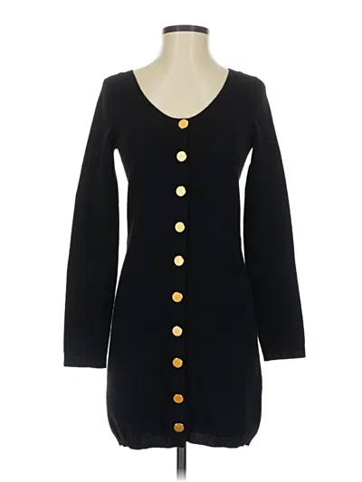 Pre-owned Unbranded Casual Dress In Black