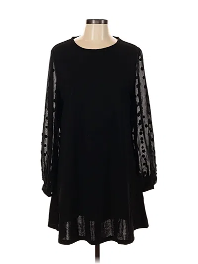 Pre-owned Unbranded Casual Dress In Black