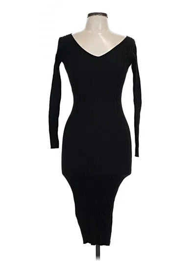 Pre-owned Unbranded Casual Dress In Black