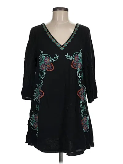 Pre-owned Unbranded Casual Dress In Black