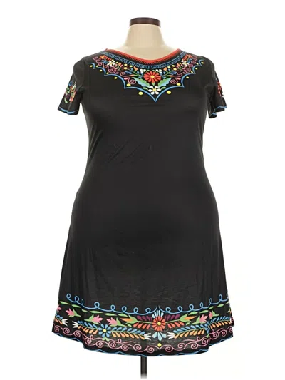 Pre-owned Unbranded Casual Dress In Black
