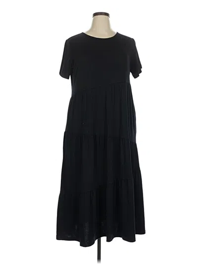 Pre-owned Unbranded Casual Dress In Black