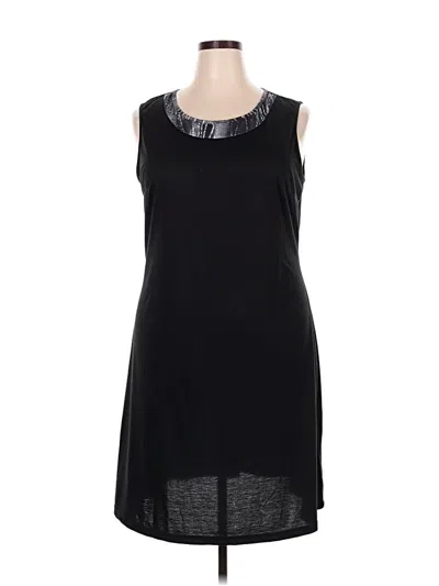 Pre-owned Unbranded Casual Dress In Black