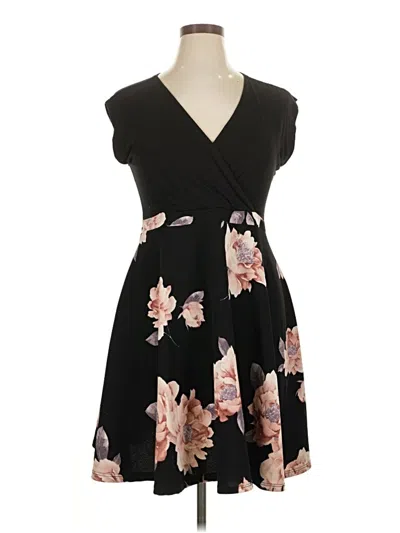 Pre-owned Unbranded Casual Dress In Black