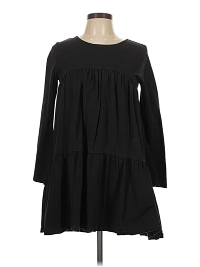 Pre-owned Unbranded Casual Dress In Black