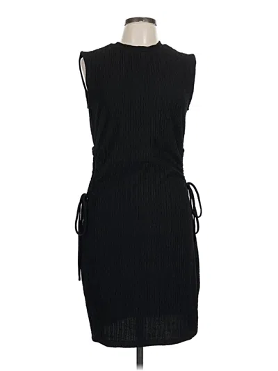 Pre-owned Unbranded Casual Dress In Black