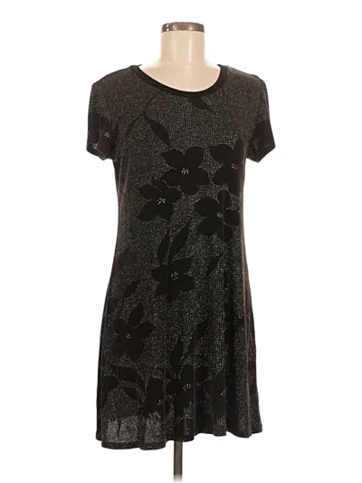 Pre-owned Unbranded Casual Dress In Black