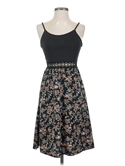 Pre-owned Unbranded Casual Dress In Black