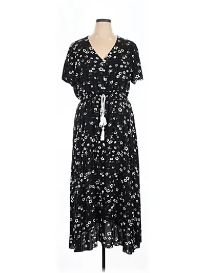 Pre-owned Unbranded Casual Dress In Black