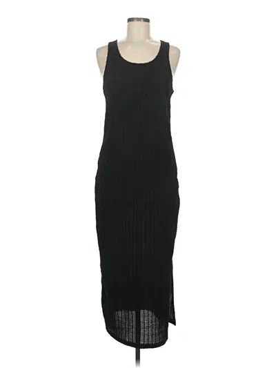 Pre-owned Unbranded Casual Dress In Black