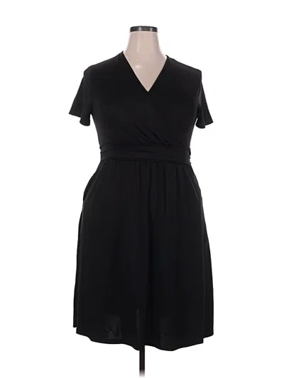 Pre-owned Unbranded Casual Dress In Black