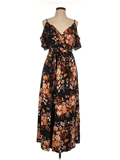 Pre-owned Unbranded Casual Dress In Black