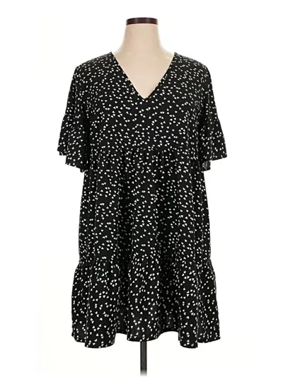 Pre-owned Unbranded Casual Dress In Black