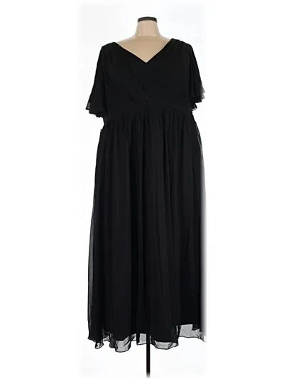 Pre-owned Unbranded Casual Dress In Black