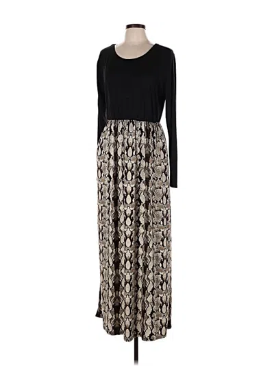 Pre-owned Unbranded Casual Dress In Black