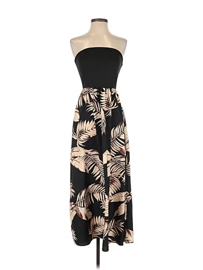 Pre-owned Unbranded Casual Dress In Black