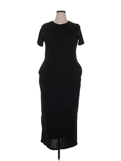 Pre-owned Unbranded Casual Dress In Black