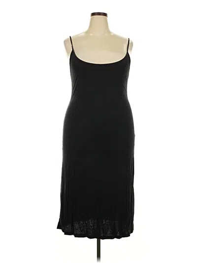 Pre-owned Unbranded Casual Dress In Black