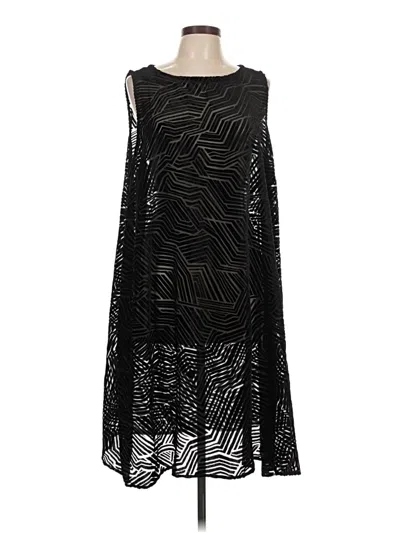 Pre-owned Unbranded Casual Dress In Black