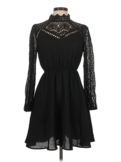 Pre-owned Unbranded Casual Dress In Black