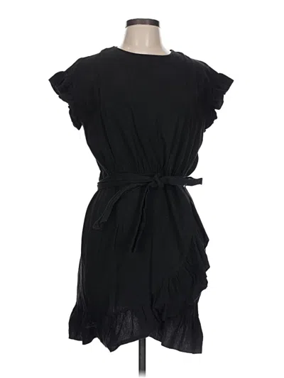 Pre-owned Unbranded Casual Dress In Black