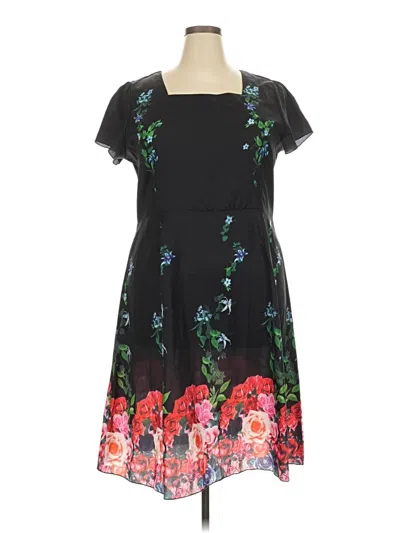 Pre-owned Unbranded Casual Dress In Black