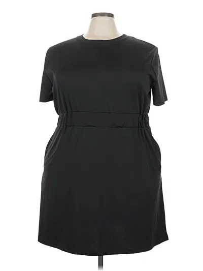 Pre-owned Unbranded Casual Dress In Black