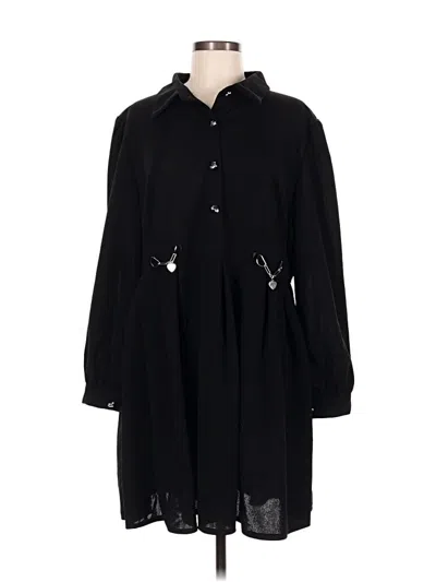 Pre-owned Unbranded Casual Dress In Black