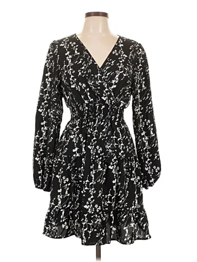 Pre-owned Unbranded Casual Dress In Black