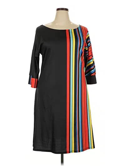 Pre-owned Unbranded Casual Dress In Black